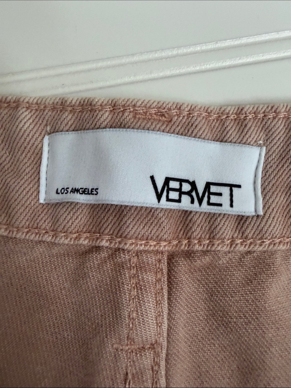 (326)VERVET July Song Pink Distressed 90s Crop Flare Jeans Size 29 V2737 - Picture 2 of 7